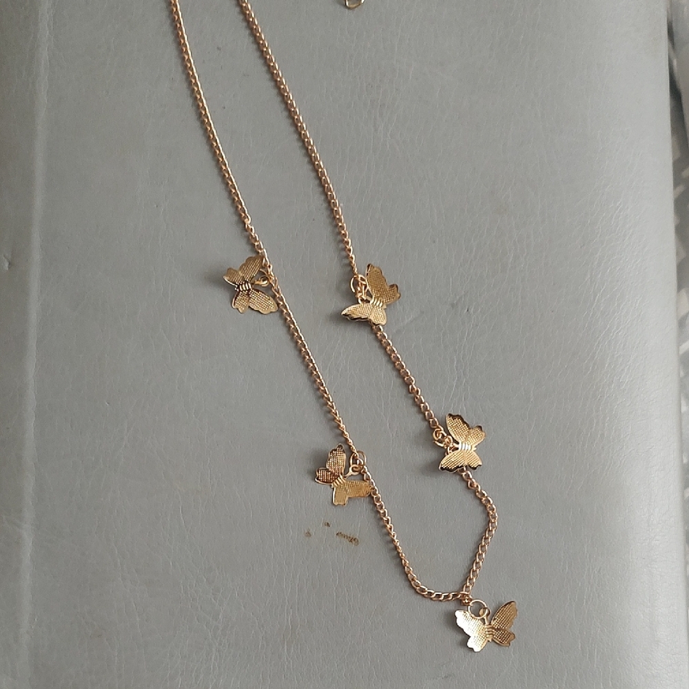 Gold Butterfly Necklace